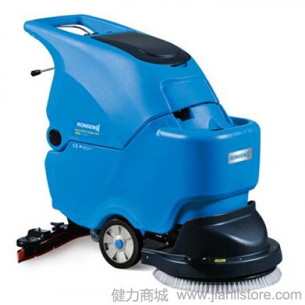 容恩手推式洗地机R50 国产洗地机价格 容恩手推式洗地吸干机