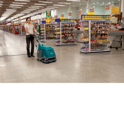 美国坦能酒店超市专用手推式小型洗地机T1